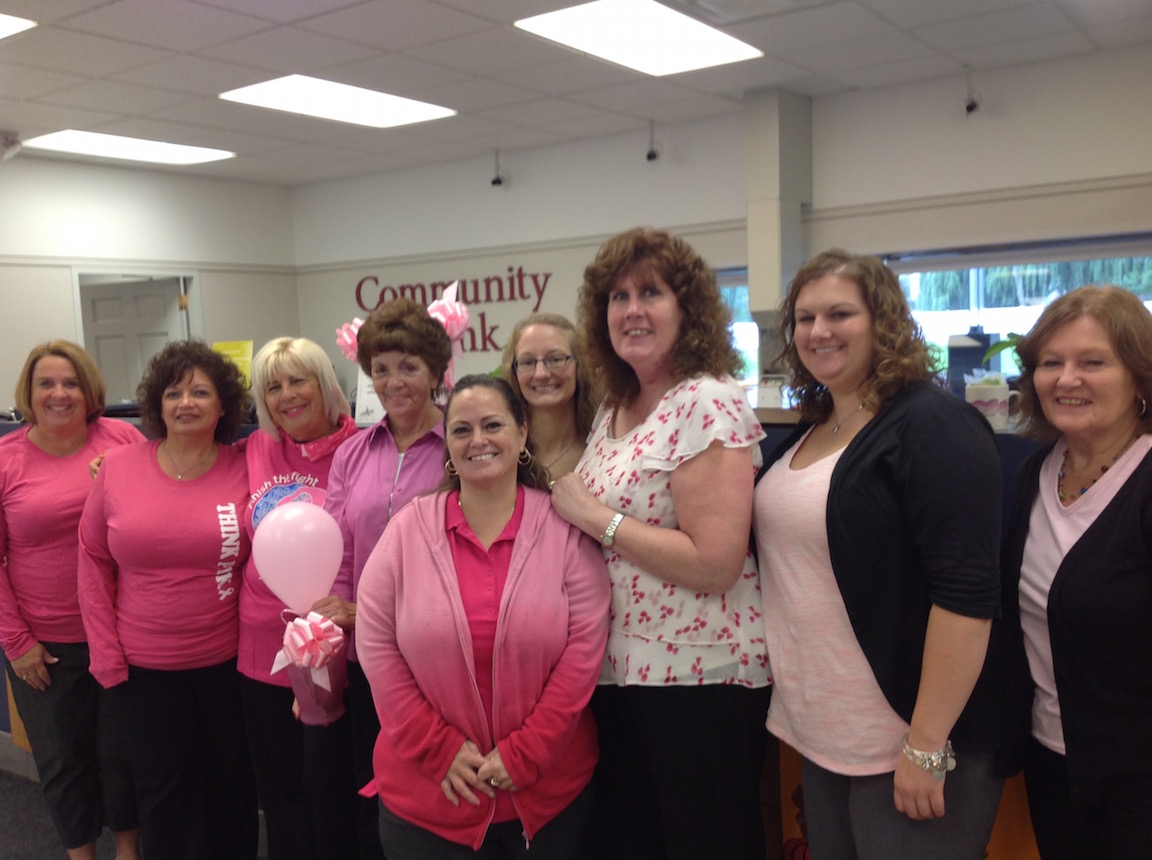 Community Bank & Team Cole Making Strides against Breast Cancer