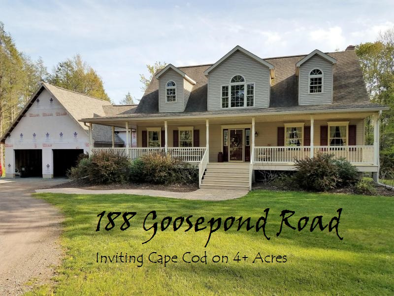 188 Goosepond Rd, Lake Ariel PA-Inviting Cape Cod on 4+ Acres