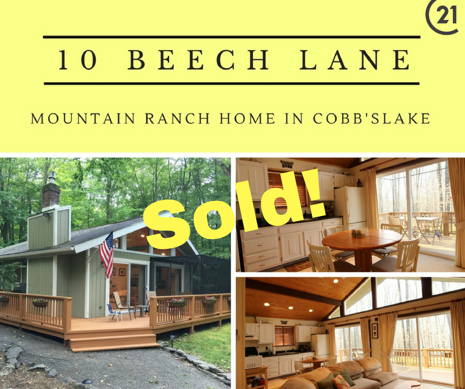 Sold! 10 Beech Lane: Cobb's Lake Preserve