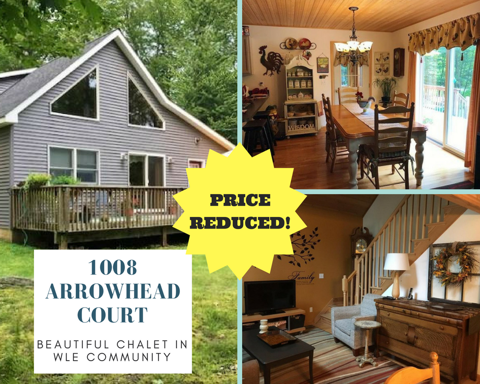 PRICE REDUCED! 1008 Arrowhead Court: Beautiful Chalet in WLE Community