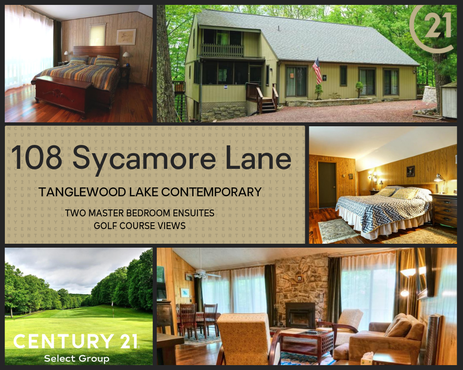 108 Sycamore Lane: Tanglewood Lake Contemporary with Two Master Bedrooms