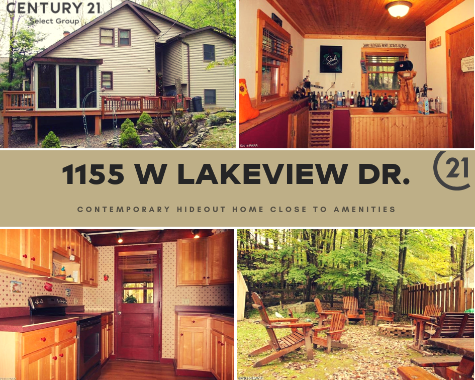 1155 W Lakeview Drive, Lake Ariel PA: Contemporary Hideout Home Close to Amenities