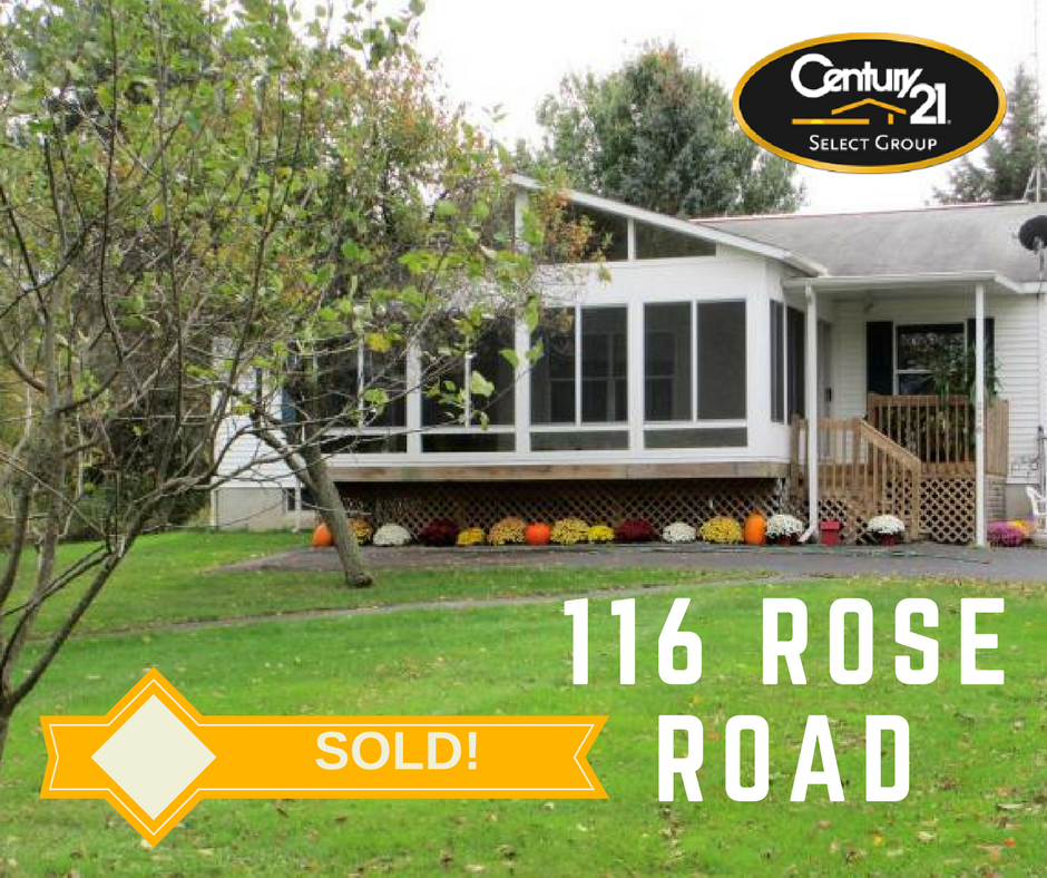 Sold! 116 Rose Road, Lake Ariel