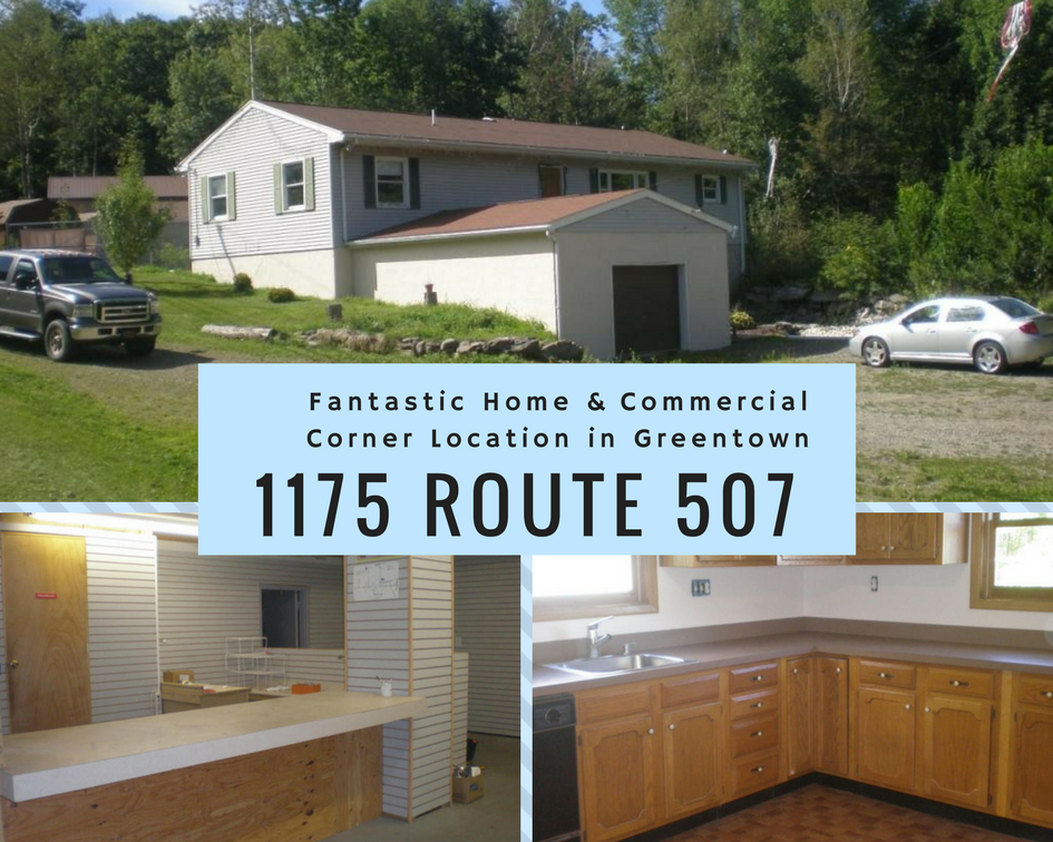 1175 Rt 507: Fantastic Home & Commercial Corner Location in Greentown
