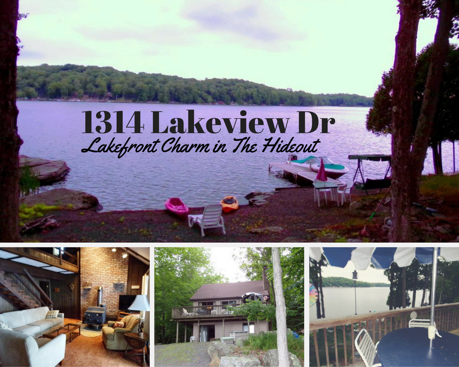 1314 Lakeview Drive, Lake Ariel PA: Lakefront Charm in The Hideout
