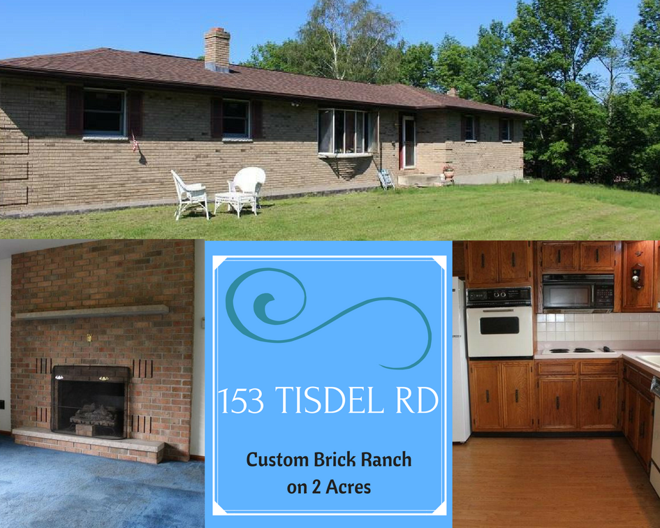 153 Tisdel Road, Lake Ariel PA: Custom Brick Ranch on 2 Acres