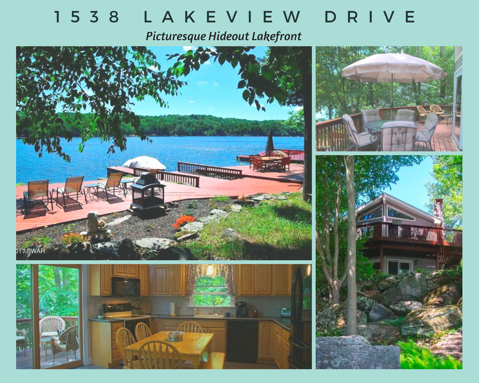 1538 Lakeview Drive, Lake Ariel PA: Picturesque Hideout Lakefront