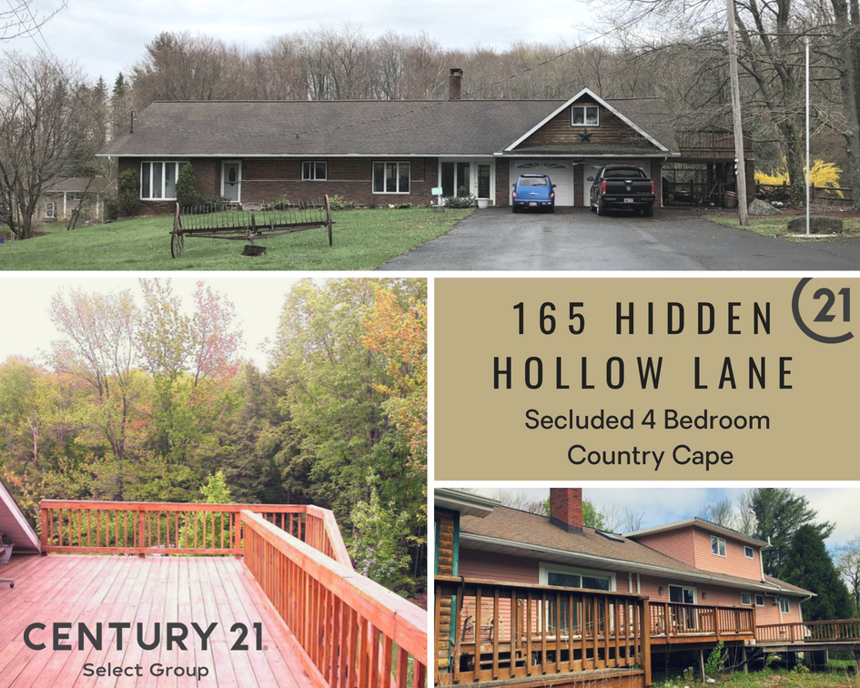 165 Hidden Hollow Lane, Madison Twp PA: Secluded 4 Bedroom Country Cape