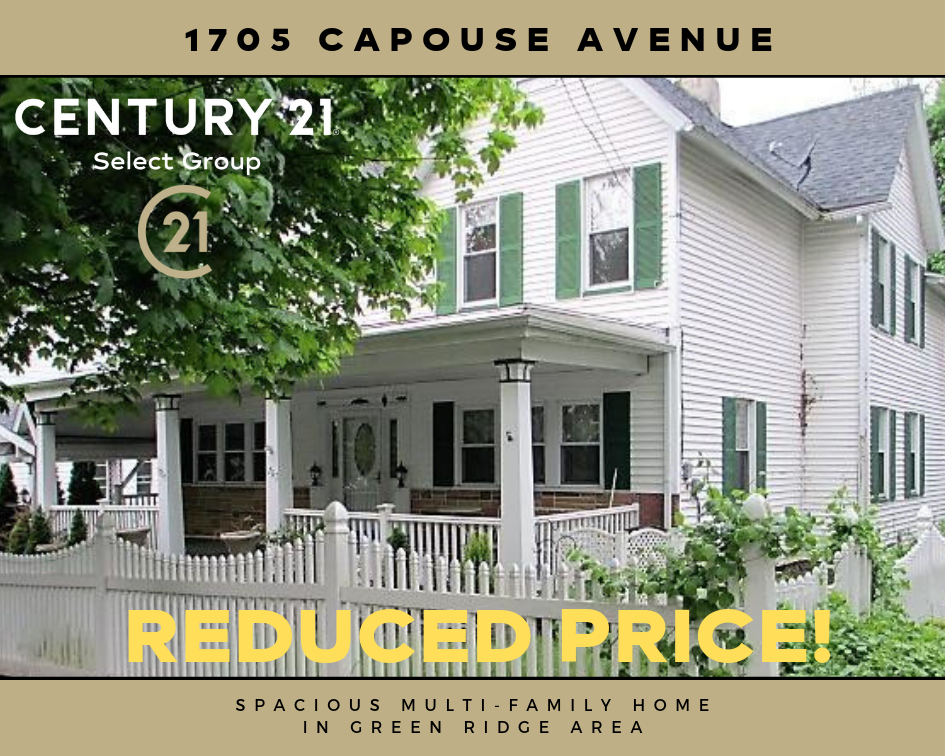 REDUCED PRICE! 1705 Capouse Avenue: Multi Family Home in Green Ridge Area