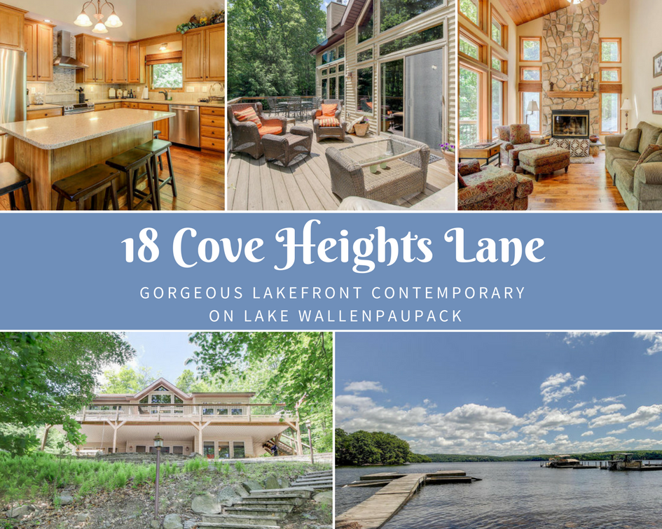 18 Cove Heights Lane: Gorgeous Lakefront Contemporary on Lake Wallenpaupack