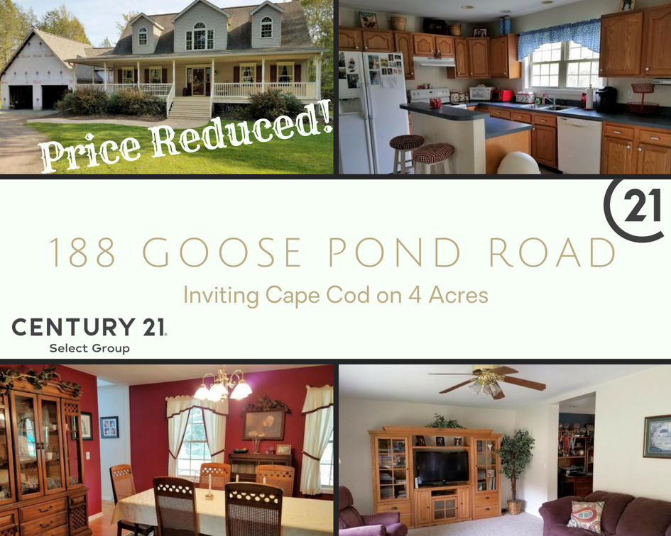 Price Reduced! 188 Goose Pond Road, Lake Ariel PA: Inviting Cape Cod on 4 Acres!