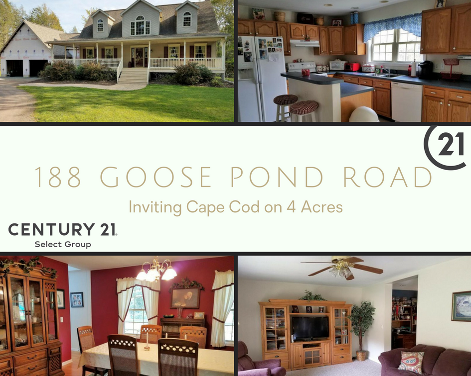 188 Goose Pond Road, Lake Ariel PA: Inviting Cape Cod on 4 Acres