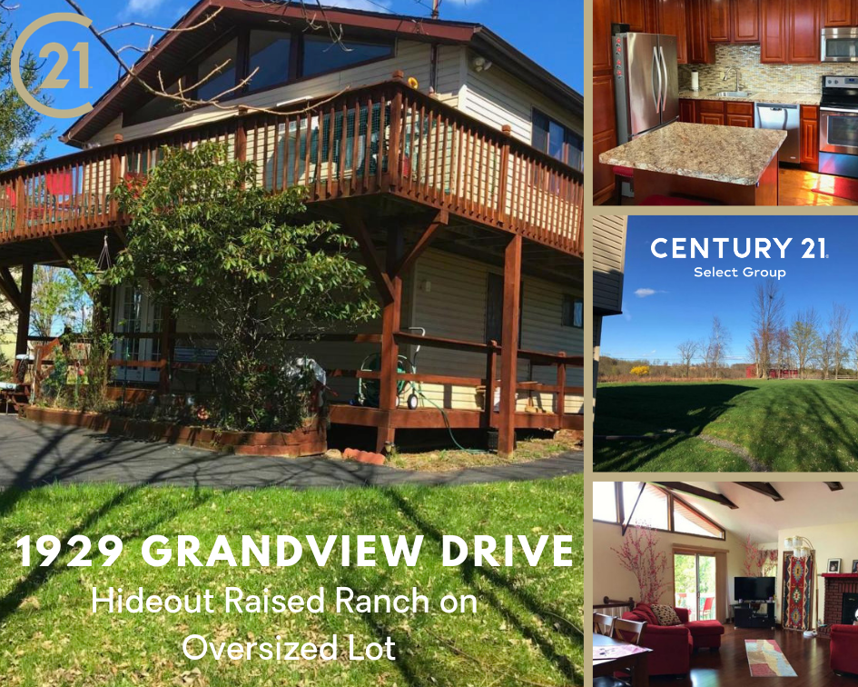 1929 Grandview Drive: Hideout Raised Ranch on Oversized Lot