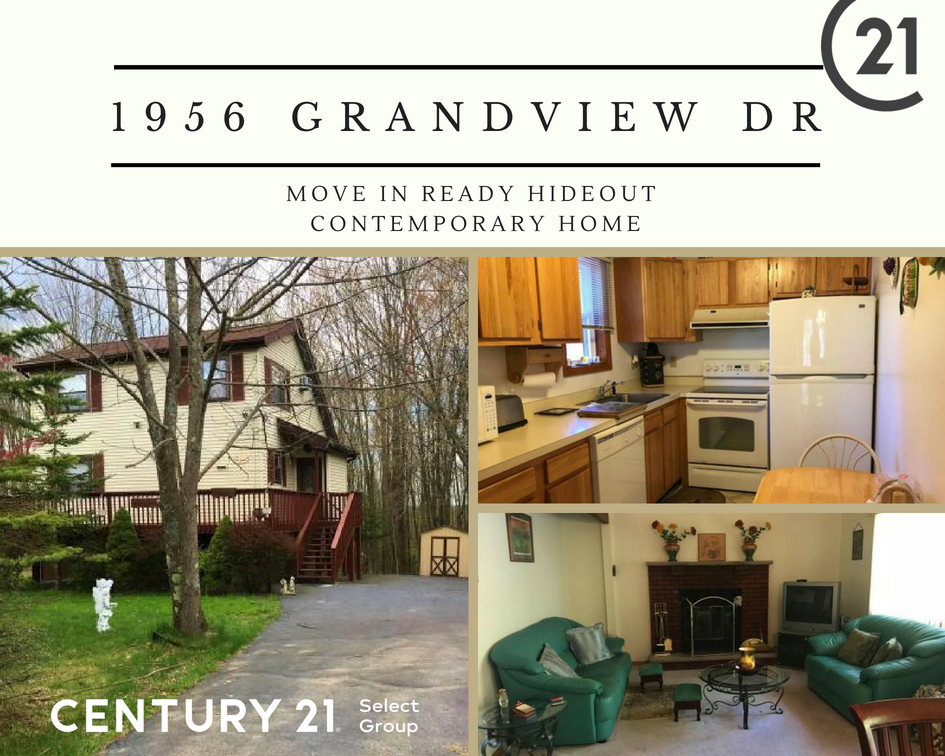 1956 Grandview Drive, Lake Ariel PA: Move in Ready Hideout Contemporary Home
