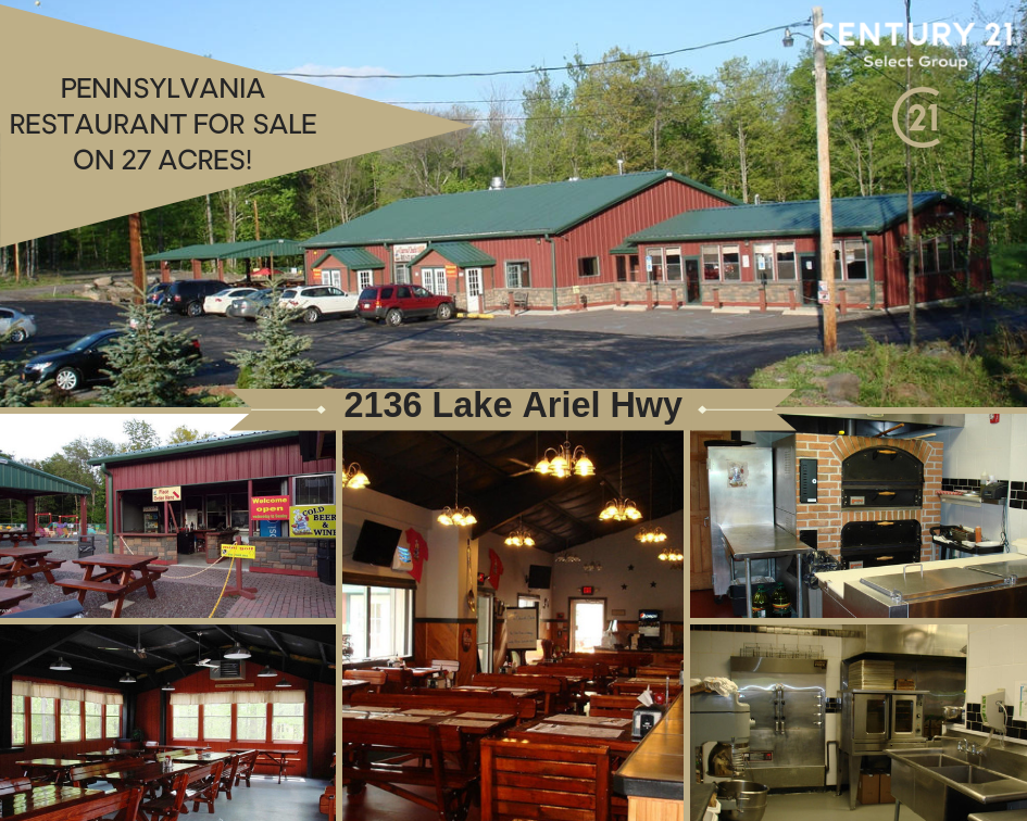 2136 Lake Ariel Highway: PA Restaurant Opportunity on 27 Acres