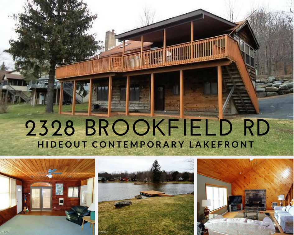 2328 Brookfield Rd, Lake Ariel PA: Hideout Contemporary Lakefront