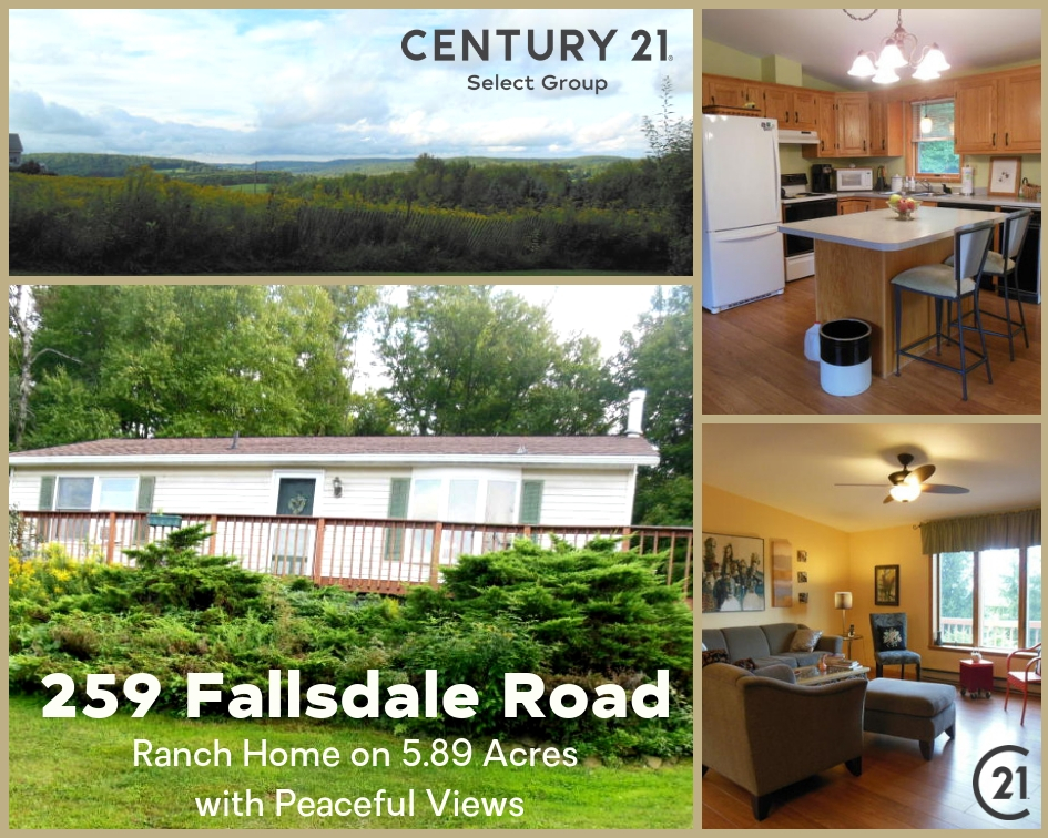 259 Fallsdale Road: Ranch Home on 5.89 Acres in Milanville