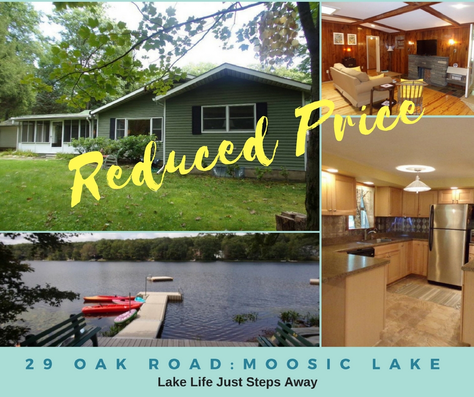 JUST REDUCED! 29 Oak Road: Steps From Moosic Lake Living!