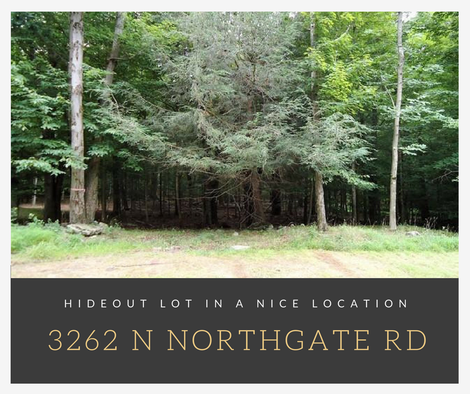 3262 N Northgate Rd, Lake Ariel PA: Hideout Lot in a Nice Location