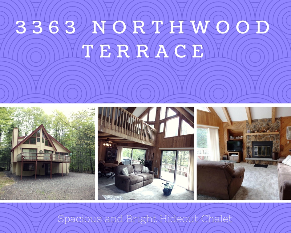 3363 Northwood Terrace: Spacious and Bright Hideout Chalet