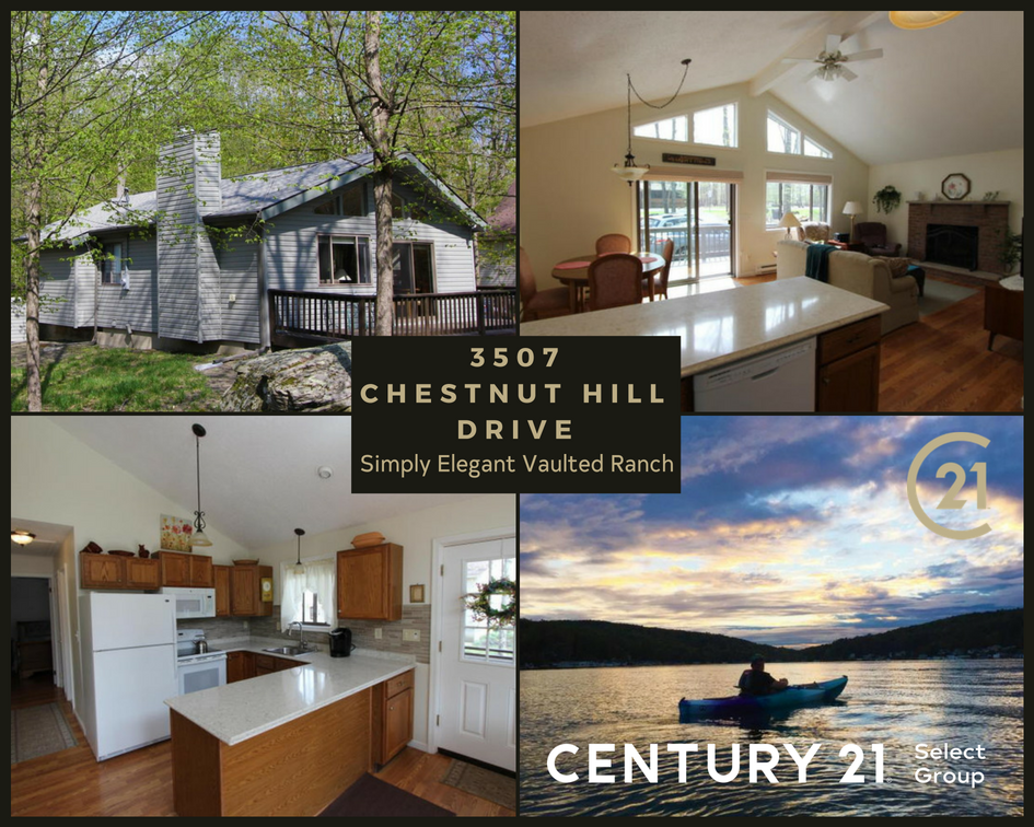 3507 Chestnut Hill Drive, Lake Ariel PA: Simply Elegant Vaulted Ranch in The Hideout