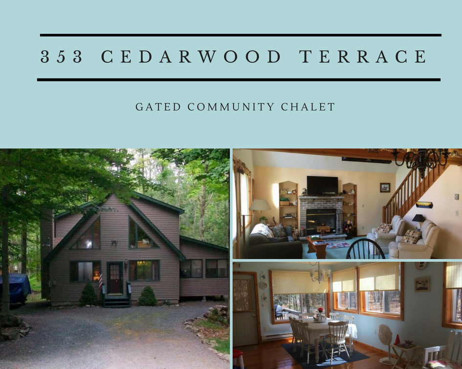 353 Cedarwood Terrace: Charming Gated Community Chalet