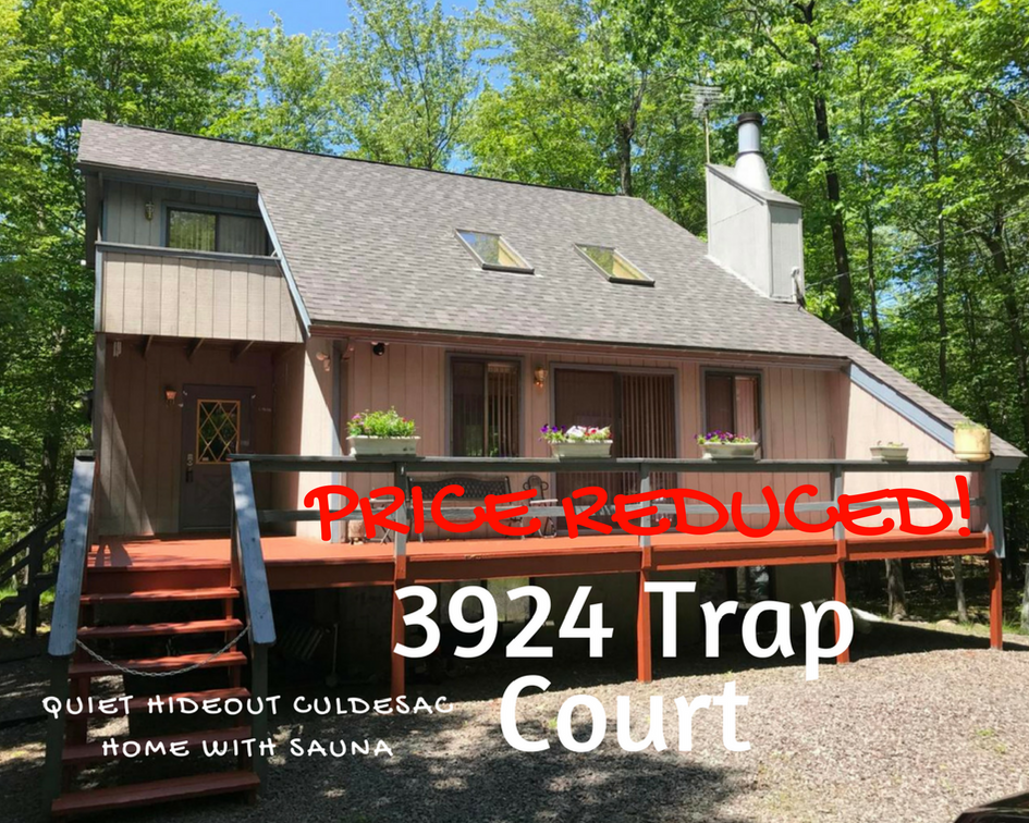 3924 Trap Court, Lake Ariel PA: Quiet Hideout Cul-de-sac Home with Sauna