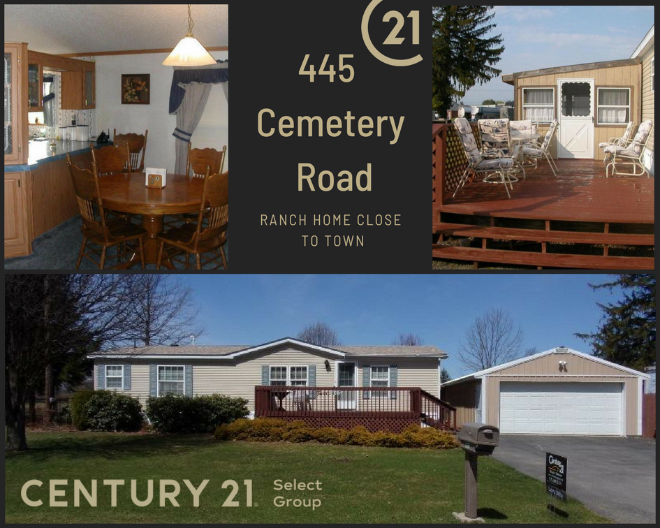 445 Cemetery Road: Ranch Home Close to Town