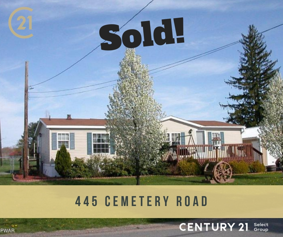 Sold! 445 Cemetery Road: Moscow PA