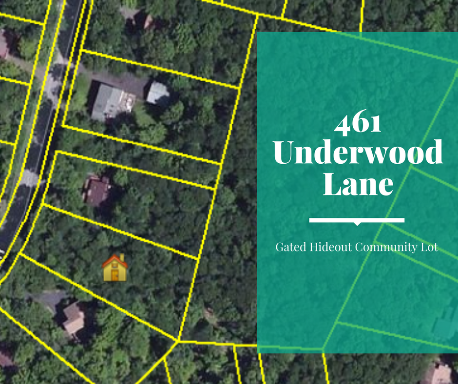 Price Reduced! 461 Underwood Lane: Gated Hideout Community Lot