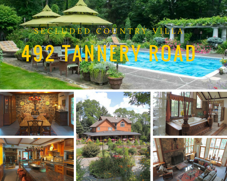 492 Tannery Road: Secluded Country Villa on 56 Acres!