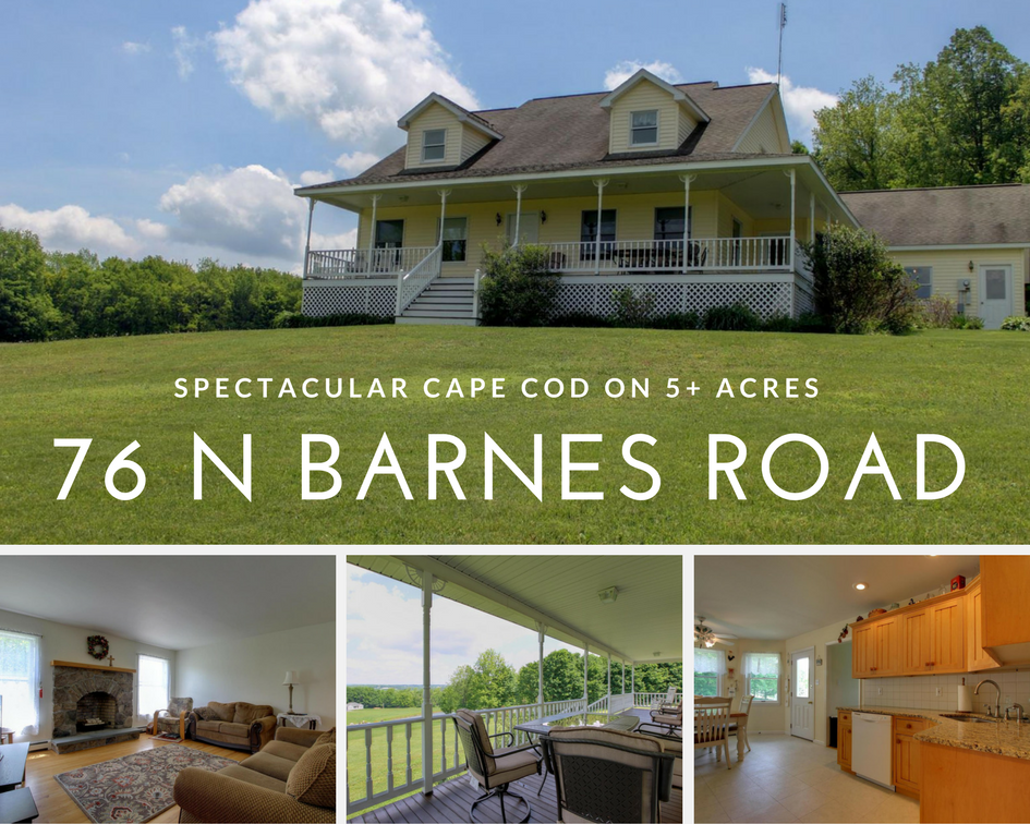 76 N Barnes Road, Moscow PA: Spectacular Cape Cod on 5+ Acres!