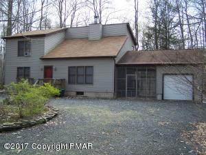 two lots, 1 home, garage, just reduced $2,000...walk to heated choctaw pool in Arrowhead Lakes, Pocono Lake, PA