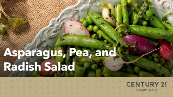 Spring Salad: Asparagus, Pea, and Radish Salad