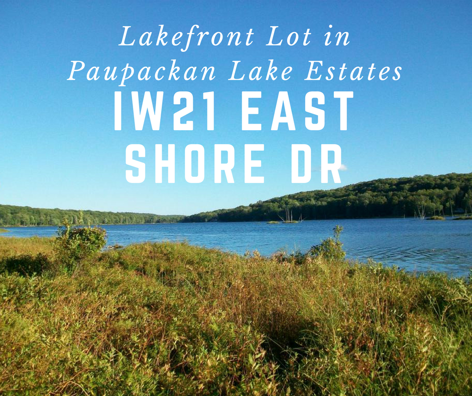 IW21 East Shore Drive, Hawley PA: Lakefront Lot in Paupackan Lake Estates