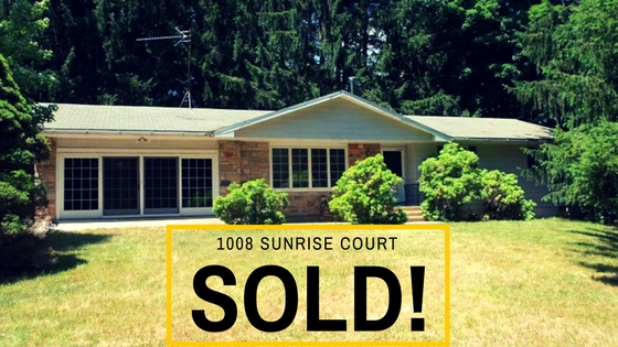 Sold! 1008 Sunrise Court