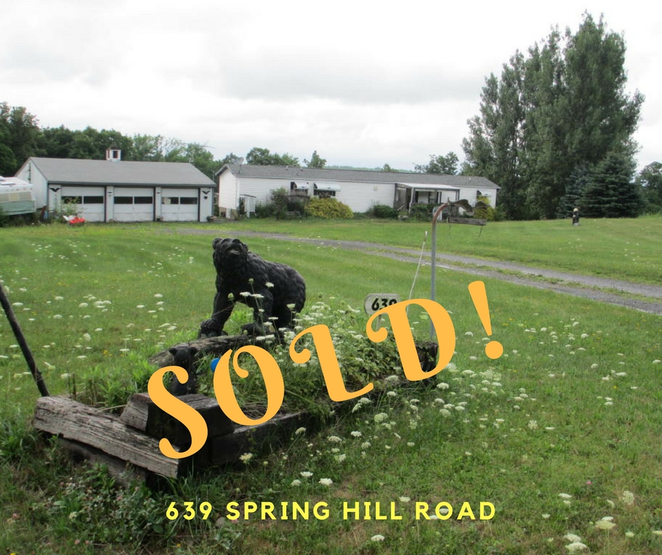 Sold! 639 Spring Hill Road, Moscow