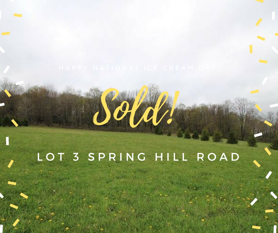 Sold! Lot 3 Spring Hill Road