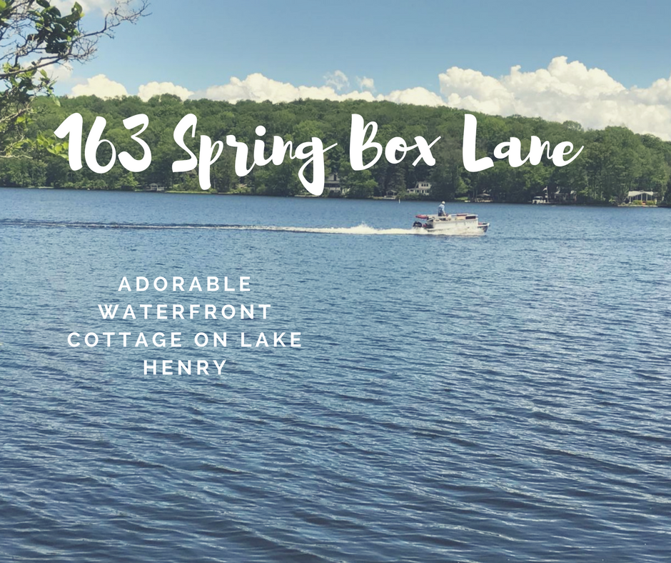 163 Spring Box Lane, Lake Ariel PA: Adorable Waterfront Cottage on Lake Henry