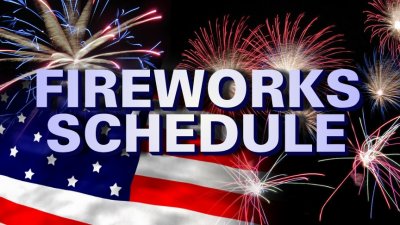 2019 Fireworks Schedule