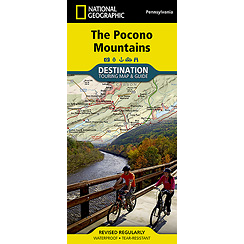 The Pocono Mountains Destinations Map National Geographic
