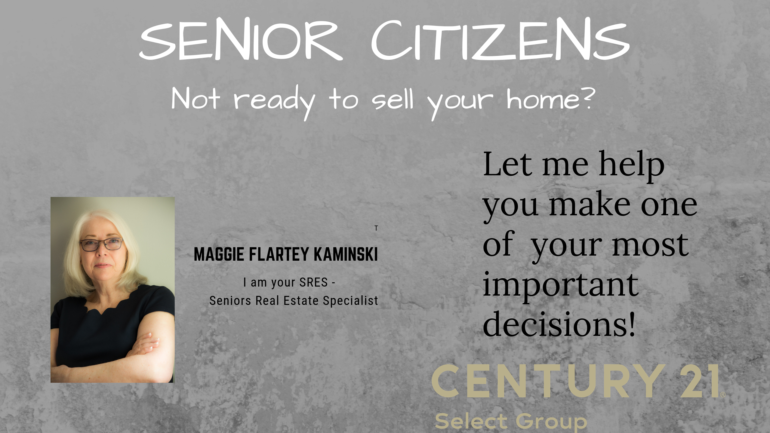 Senior Citizens  - Not Ready to Sell Your Home?