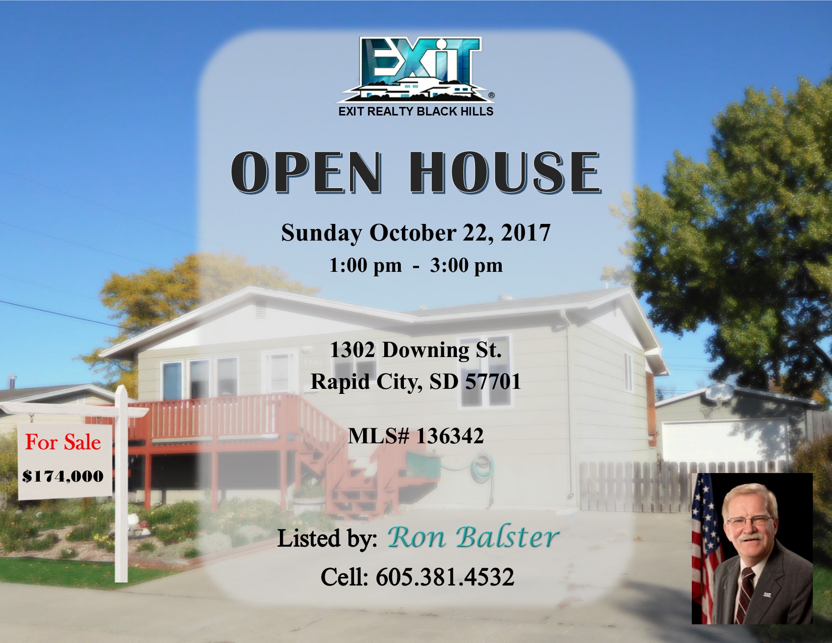 OPEN HOUSE for October 22, 2017