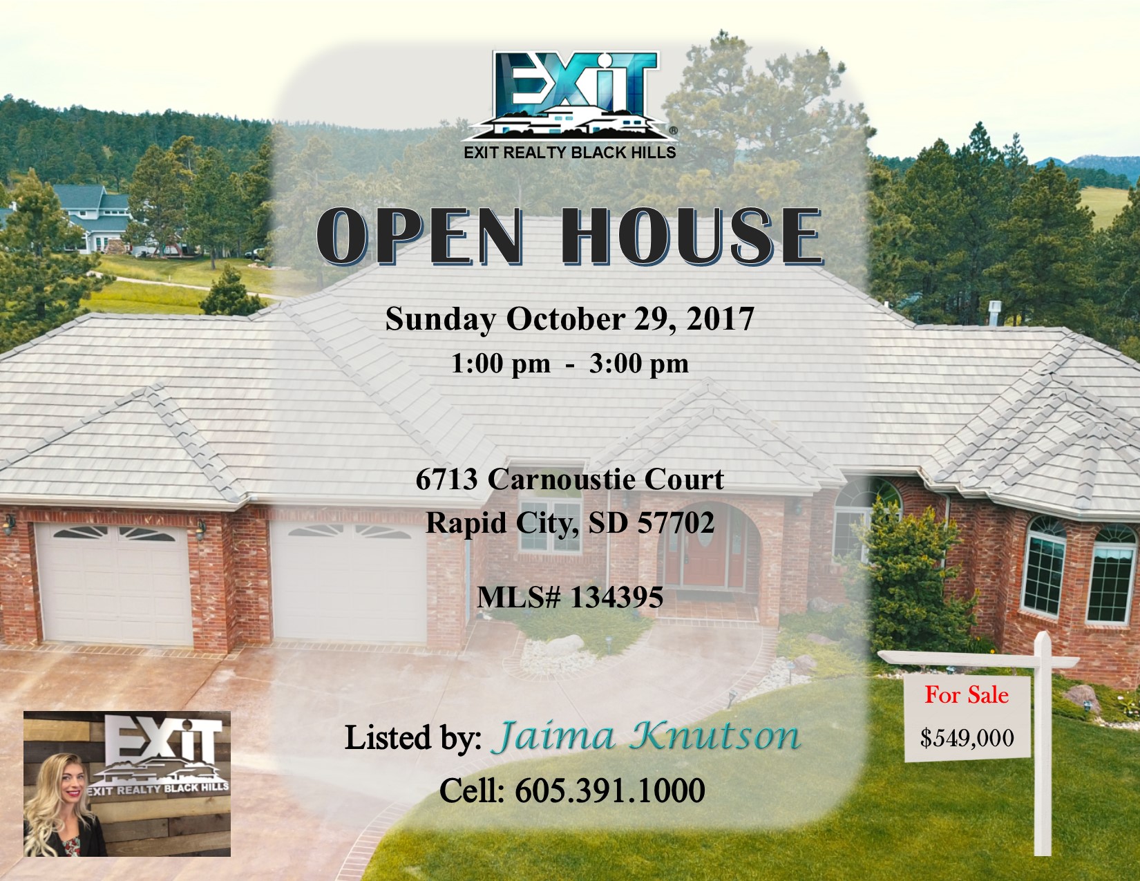 OPEN HOUSE October 29, 2017