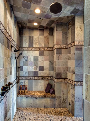 35 Showers with Interesting Tilework