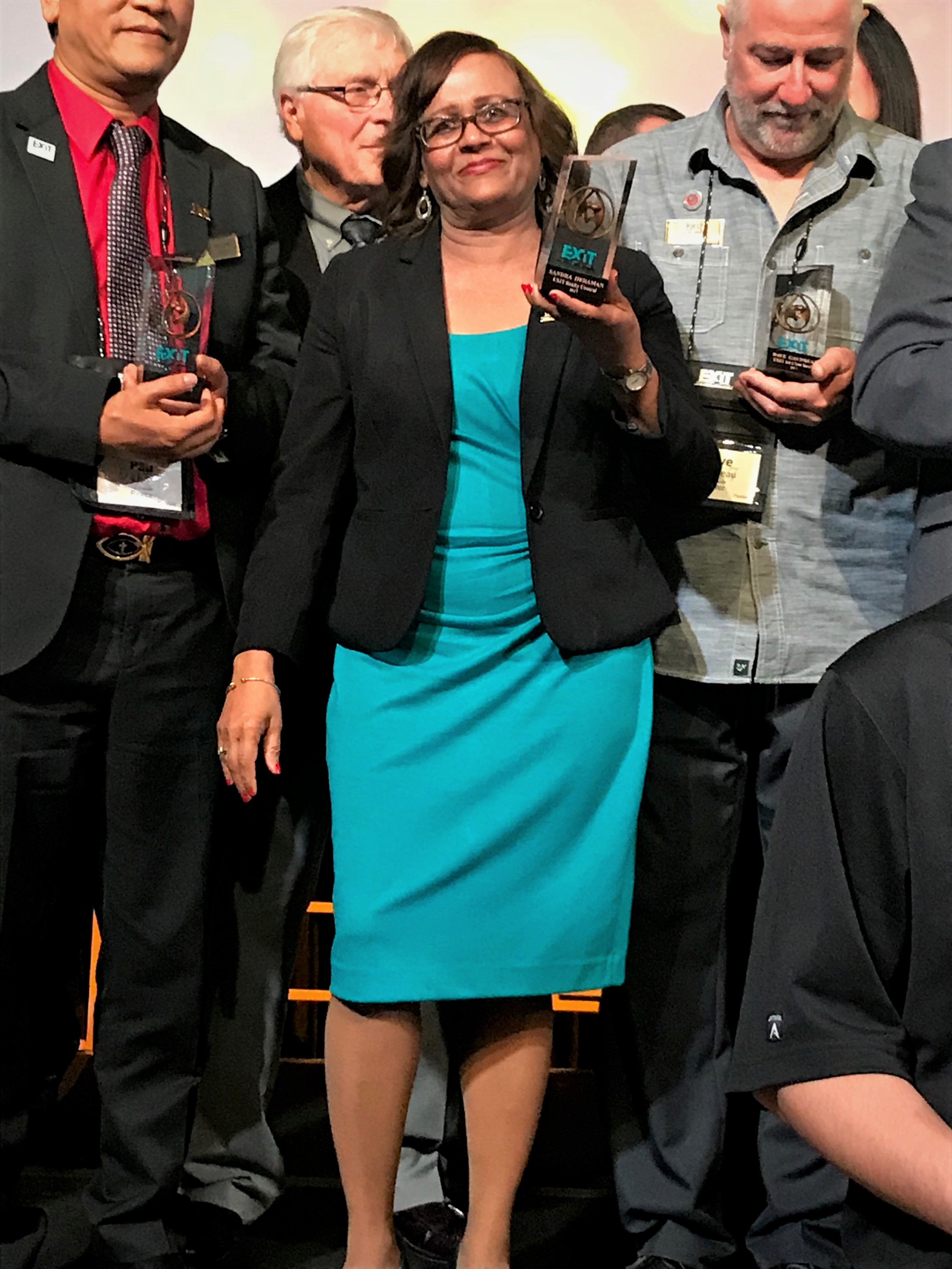 Congratulations Sandra Heraman! Winner of the Bronze Award from Exit Corp.