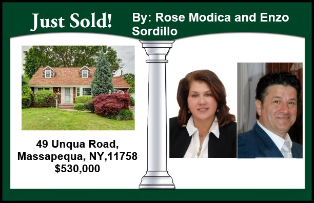 Just Sold by Rose and Enzo in Massapequa!!