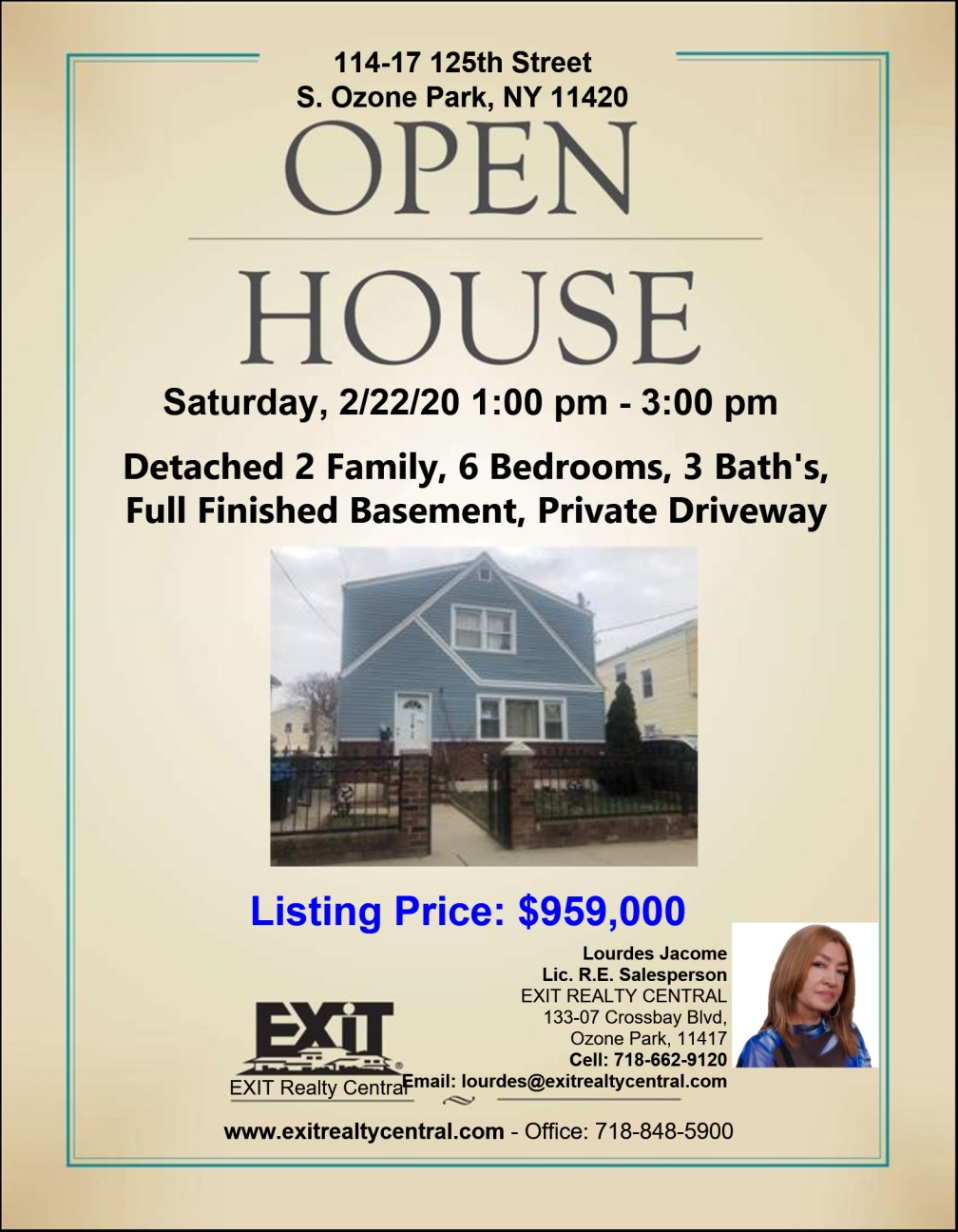 Open House in S. Ozone Park