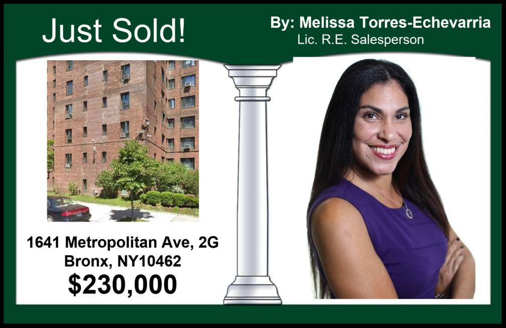 Just Sold in Bronx, NY