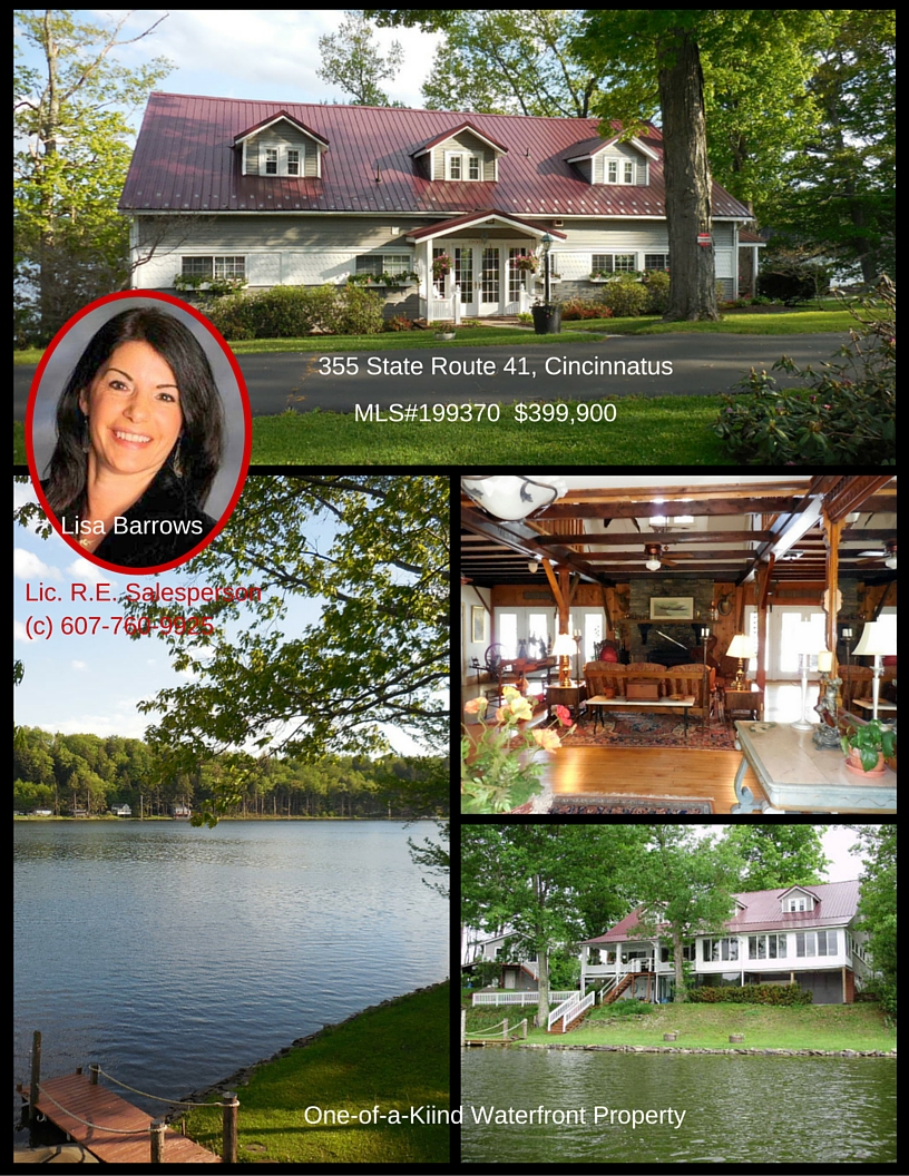355 Route 41 Lake Front Home for Sale